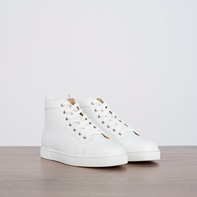 louboutin high top white