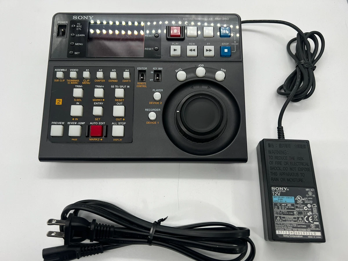 ☆SONY 編集コントローラ RM-280☆ Sony RM-280 Remote Edit