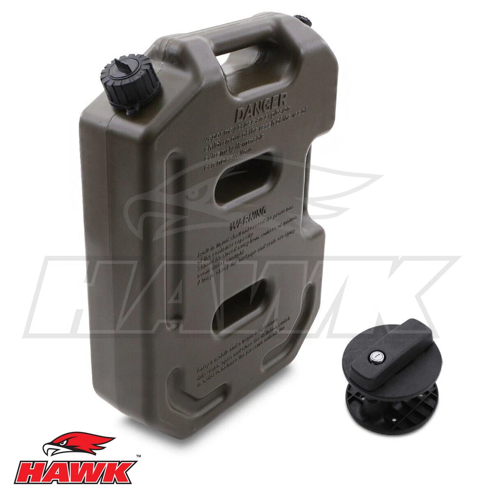 UNIVERSAL 10L LITRE LOCKABLE JERRY CAN PETROL DIESEL PORTABLE FUEL CAN TANK