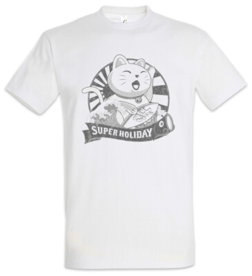 Maneki Neko VII T-Shirt Maneki-neko Manekineko Cat Cats Love Addicted Addiction