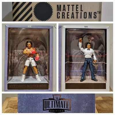 Neu WWE Figur Ultimate Edition Mattel Creations Muhammed Ali Figur SDCC