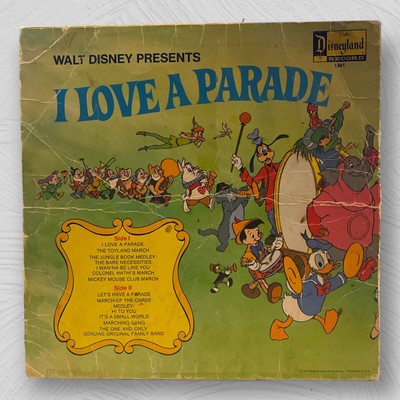 Vtg 1974 Walt Disney Presents I Love a Parade Vinyl L Disneyland 