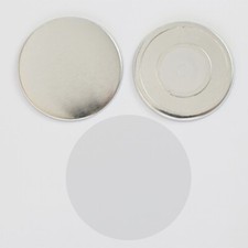 Nd. Magnetic Button 100 Sets/Pack 37mm Badge Crafting Supplies Tools