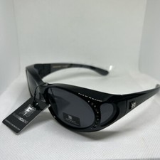 Womens Polarized Sunglasses Fit Over Rhinestone Over RX Glasses Classic 400UV