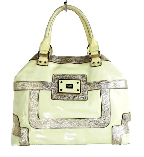 ANYA HINDMARCH Carker 2way Handbag Patent Leather Black From Japan