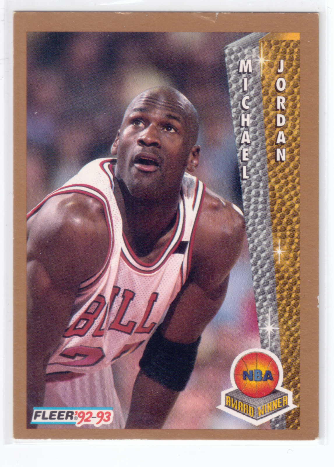 Michael Jordan Fleer 92-93 NBA Award Winner #246