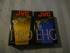 JVC High Energy VHS-C EP Mode 90 min 30 Pro Hifi & EHG Compact VHS