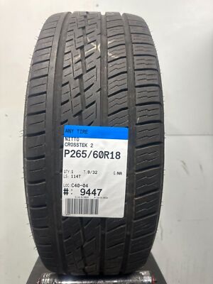 1 Used Nitto Crosstek 2 P265/60R18 2656018 265/60/18 114 T - 9/32