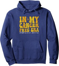 In My Cancer Free Era Childhood Cancer Awareness Unisex Hooded Sweatshirt