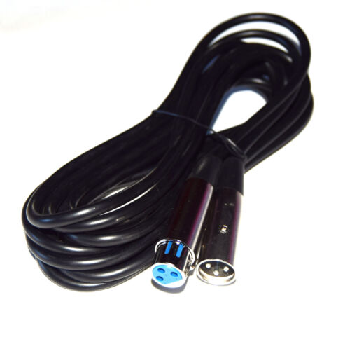 Cable 5m. microfono XLR 3 pin macho hembra metal balanceado - Photo 1/1