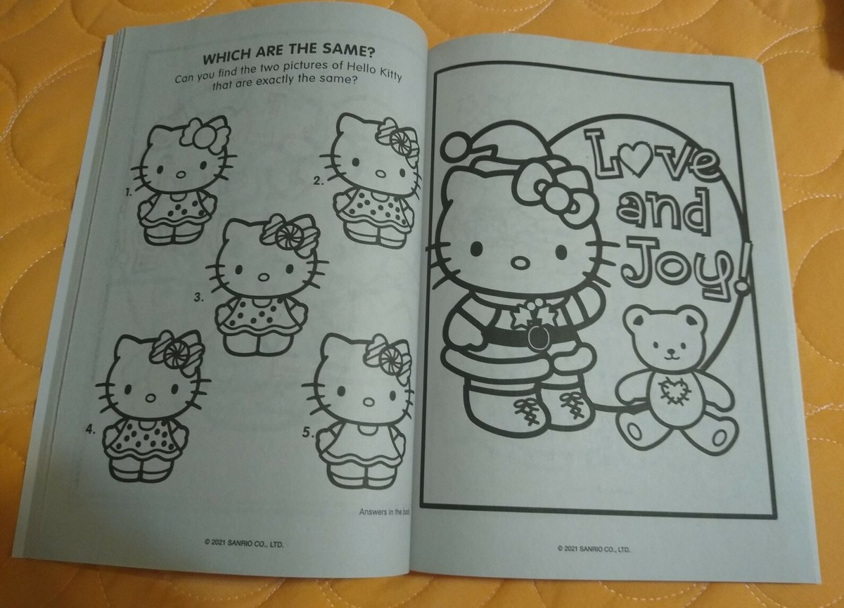 Hello Kitty Merry Christmas Coloring Pages