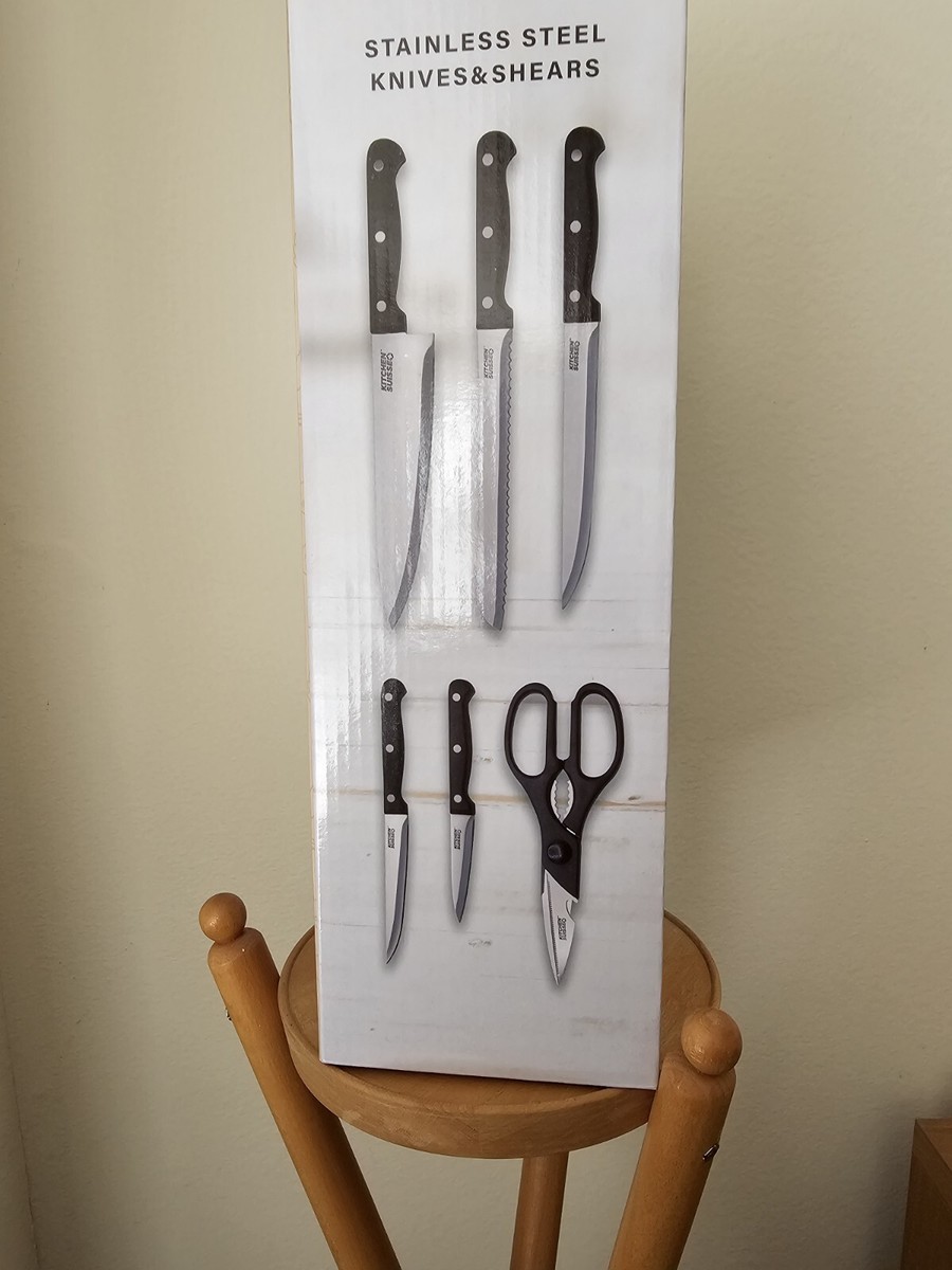 Kitchen Suisse 7 piece knife block set | eBay