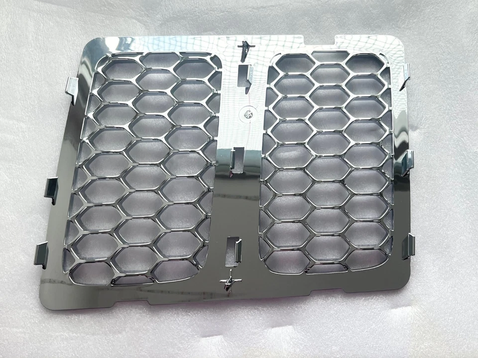 PARRILLA DELANTERA CROMADA INSERCIÓN PANAL para Jeep Grand Cherokee 2014 2015 2016 OEM Foto 4 de 4