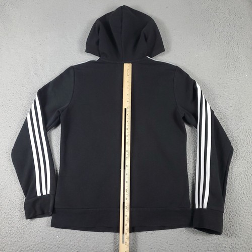 Adidas Sweater Womens Medium Black Pullover Hoodie Sweatshirt Ladies * - Photo 7/10