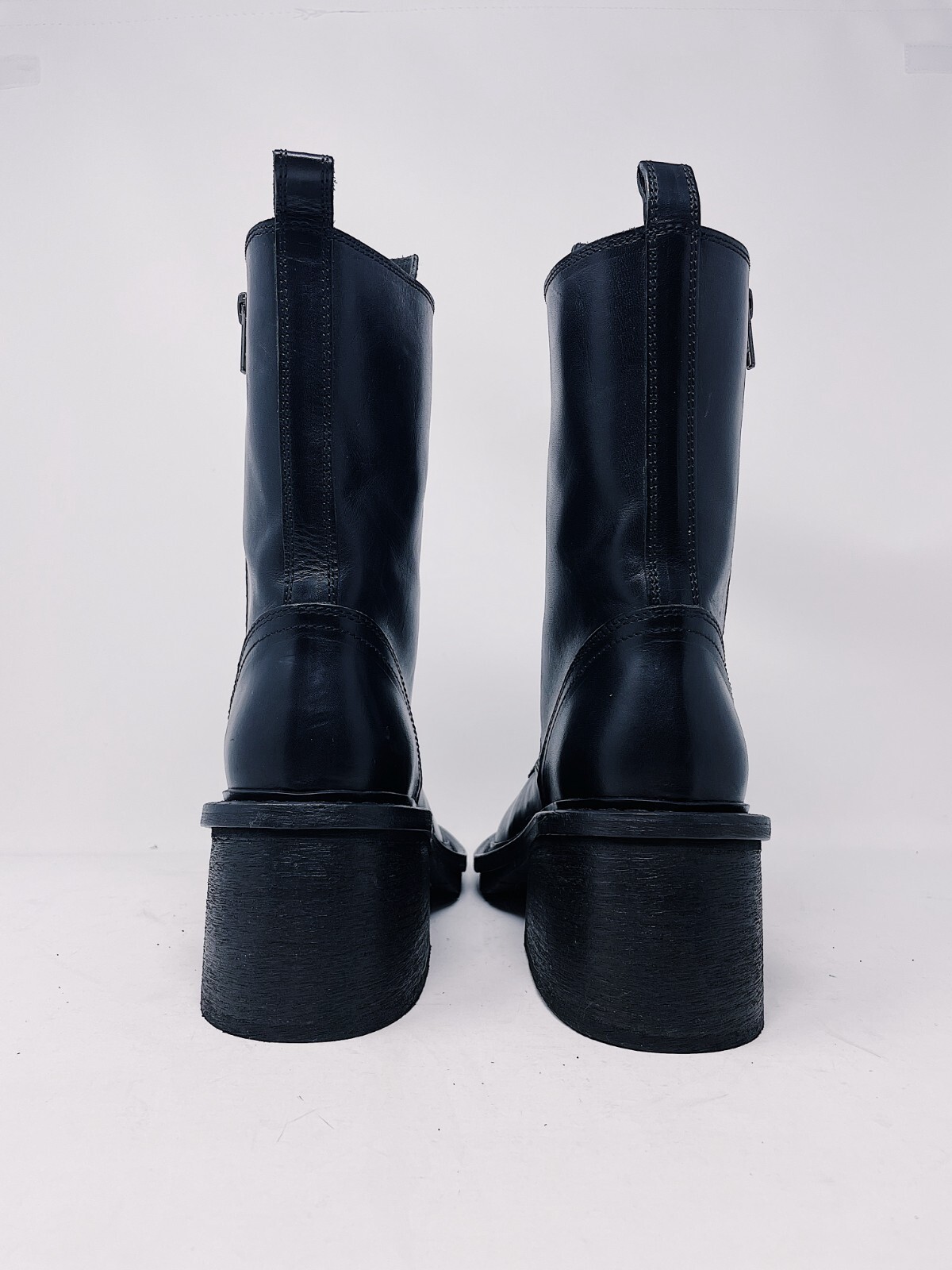 Ann Demeulemeester Black Leather Lace 