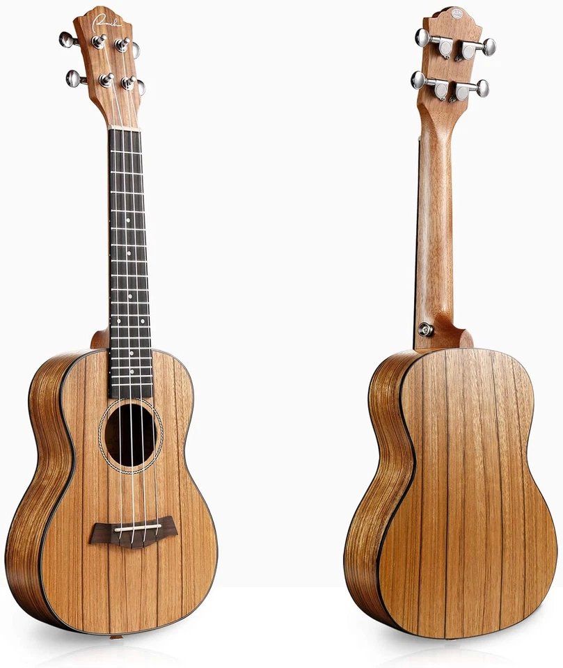 Ukelele de concierto 23 pulgadas profesional aprender a tocar ukelele principiante con 12 Onli Foto 2 de 4