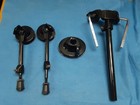 PDP by DW Mainstage Black Bass Drum Hardware Set Legs Double Tom L-Rod Mount 1"