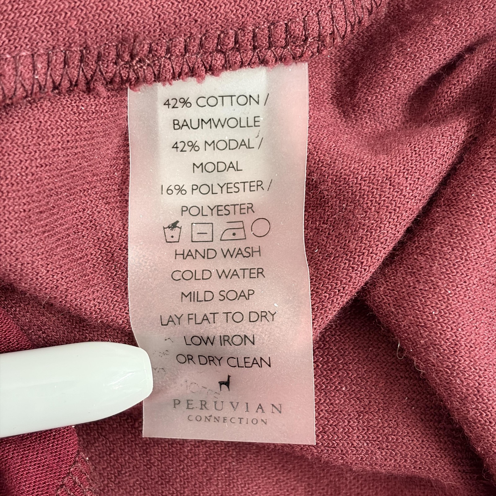 Peruvian Connection Velour Shift Long Sleeve Dres… - image 3