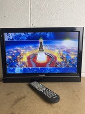 Toshiba 19DV500B TV 19" Inch Television DVD Freeview Remote Gaming Caravan CCTV