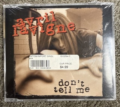 Avril Lavigne Don t tell me w/ Take Me Away 2004 USA PROMO radio DJ CD Single