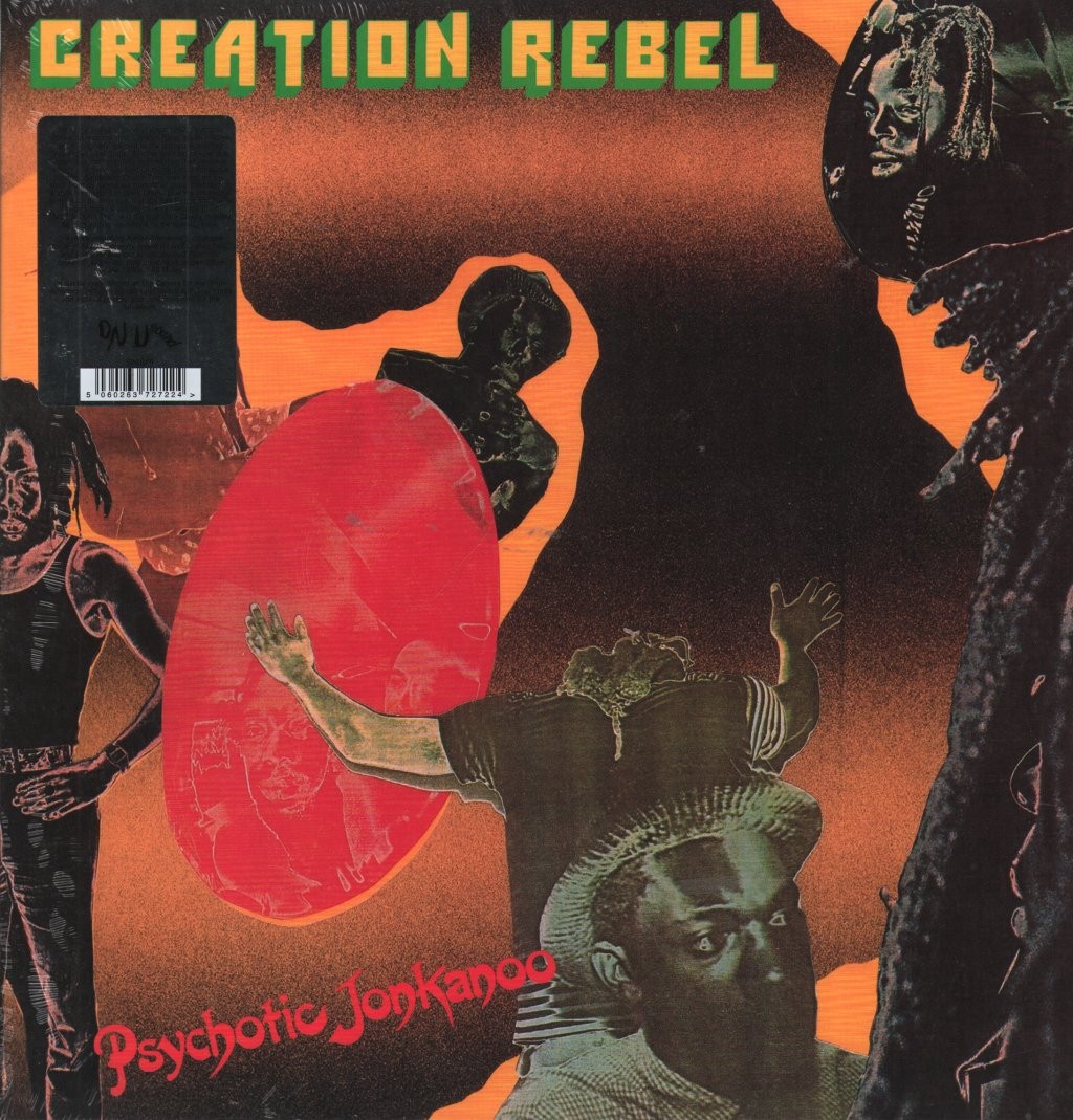 Creation Rebel Psychotic Jonkanoo LP vinyl Europe On U Sound 2024 Reissue, with