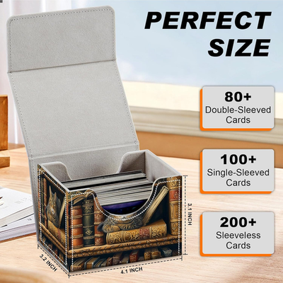 mtg commander deck box dimensions Card Game Storage Box for TCG Commander Deck Box MTG Card Box Organizer  Trading
