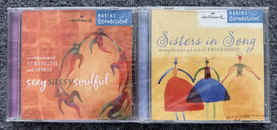 NEW SEALED Hallmark Lot 2 CDs: Sisters in Song & Sexy Sassy Soulful Compilations