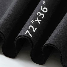 Black Felt Fabric 72 36 Inch Wide 1.6Mm, Soft Black Felt Sheets by the Yard, A