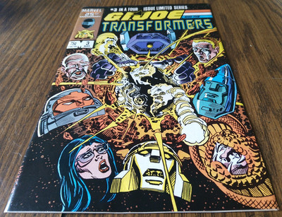 G.I Joe And The Transformers #3 March 1987 Marvel Comics