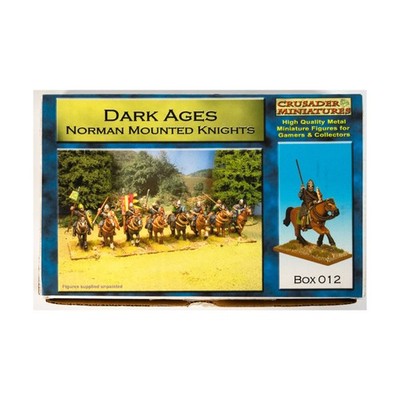 Crusader Mi Dark Age Norman Mini 2  Norman Knights in Scale w/Spear Pack VG+/NM