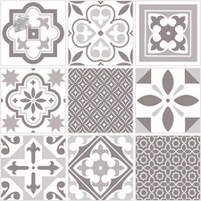 Stickers Tiles Kitchen Bathroom Wall Tiles Stickers Paraschids PVC 6pcs