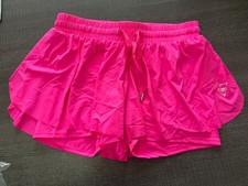 Flowy Athletic Shorts for Women Running Tennis Butterfly Shorts Girls 2-in-1 Dou