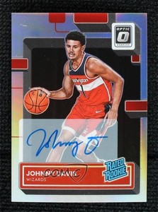 2022 Donruss Optic Rated Holo Prizm Signatures Johnny Davis #206 Rookie Auto RC
