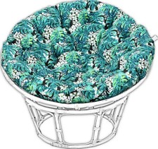 Sitzkissen Papasan Rattan Kissen Auflage für Hängesessel Hängeei Schaukel 120 cm