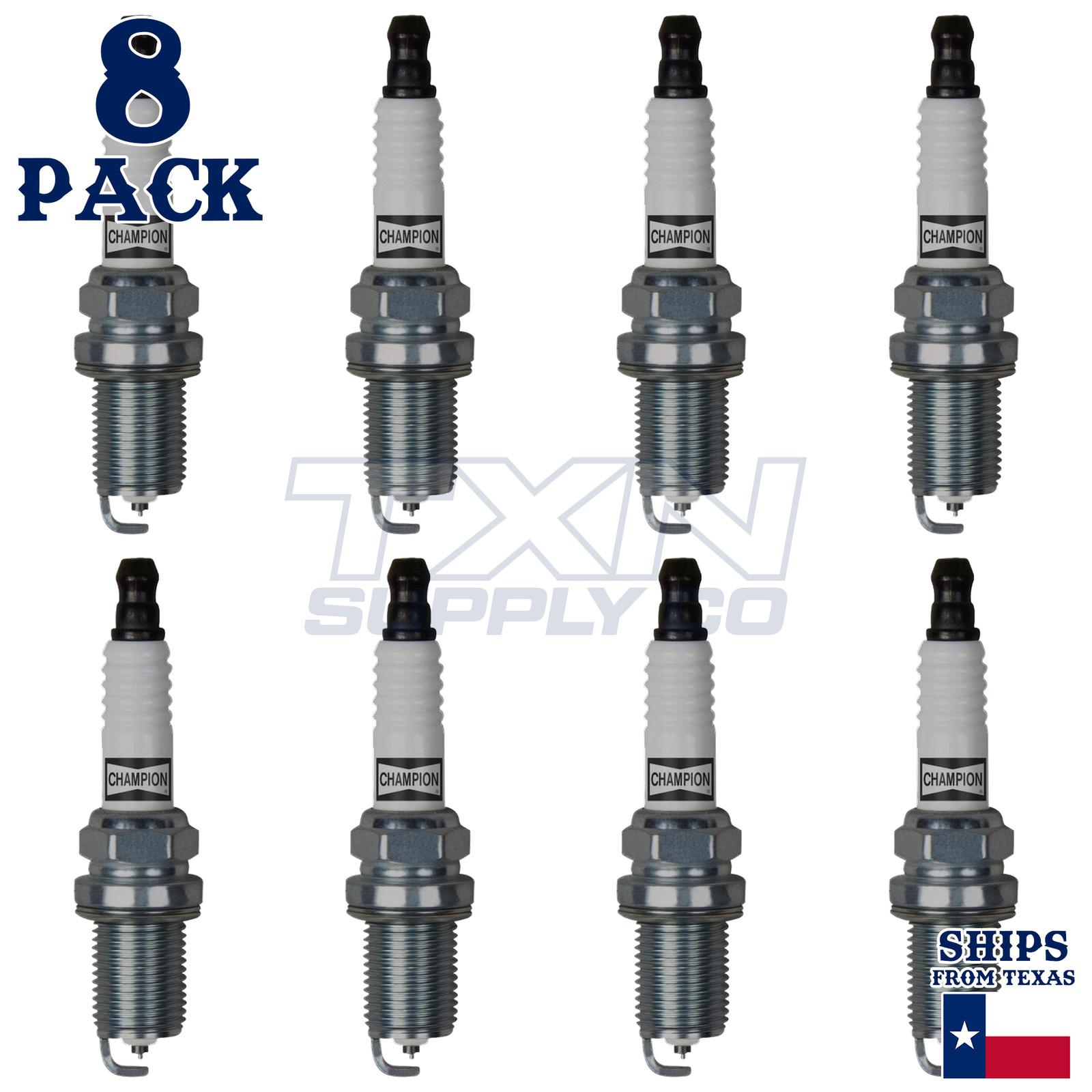 Champion 7546 Spark Plugs 8 Pack