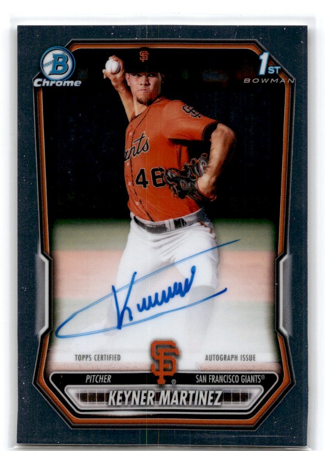 2026 Bowman Chrome #CPA-KMA Keyner Martinez Prospect Autographs