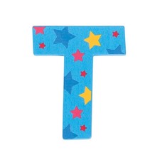 Star Letter T Blue