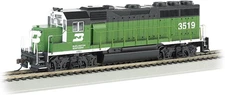Industries EMD GP40 DCC Ready Locomotive - BURLINGTON NORTHERN #3519 - (1:87 HO