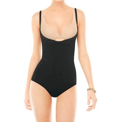 Spanx Womens Black Underwear Size S Shaping Slimmer Open Bodysuit Sexy Body