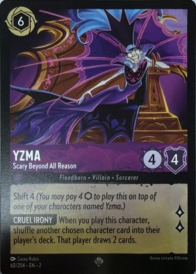 Yzma - Scary Beyond All Reason 60/204 Rise of the Floodborn 2 Super Rare