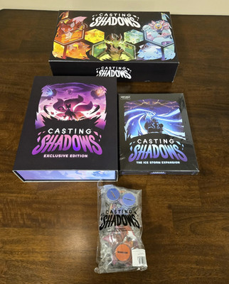 NEW Casting Shadows Kickstarter Exclusive Deluxe Edition Pledge - Open Box -New!