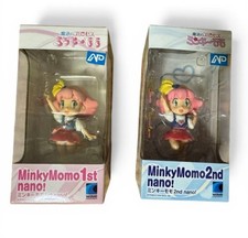 WAVE Magical Princess Minky Momo 1st 2nd nano Figure Set Sealed Japan Near Mint