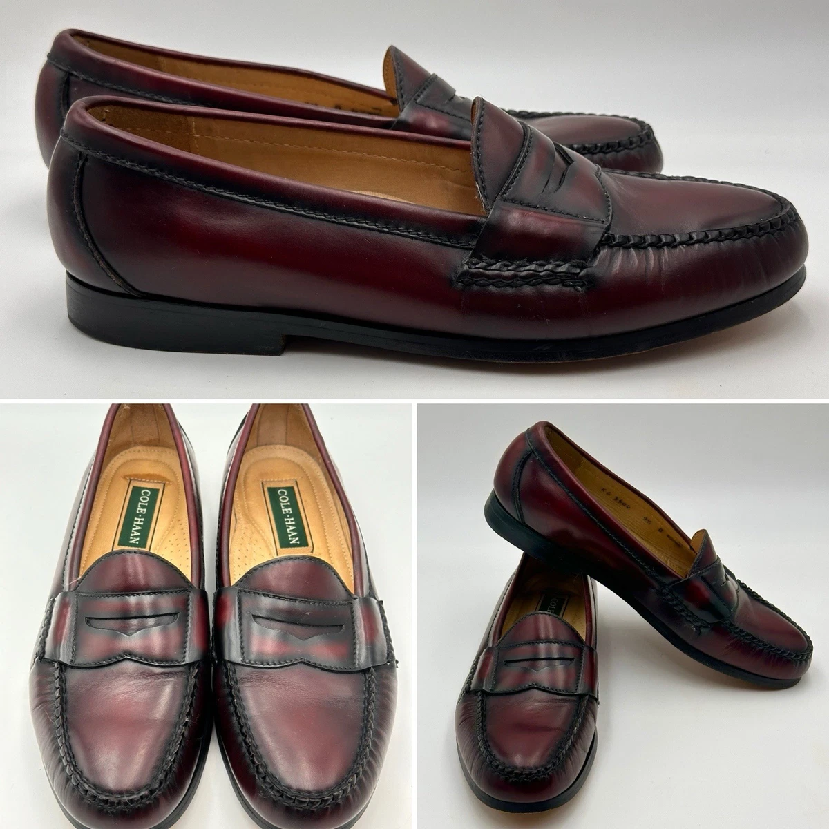 Mens Cole Haan Pinch Classic Maine Gray Suede Tassel‎ Loafers Shoes Size 9 M GUC Men main image 2