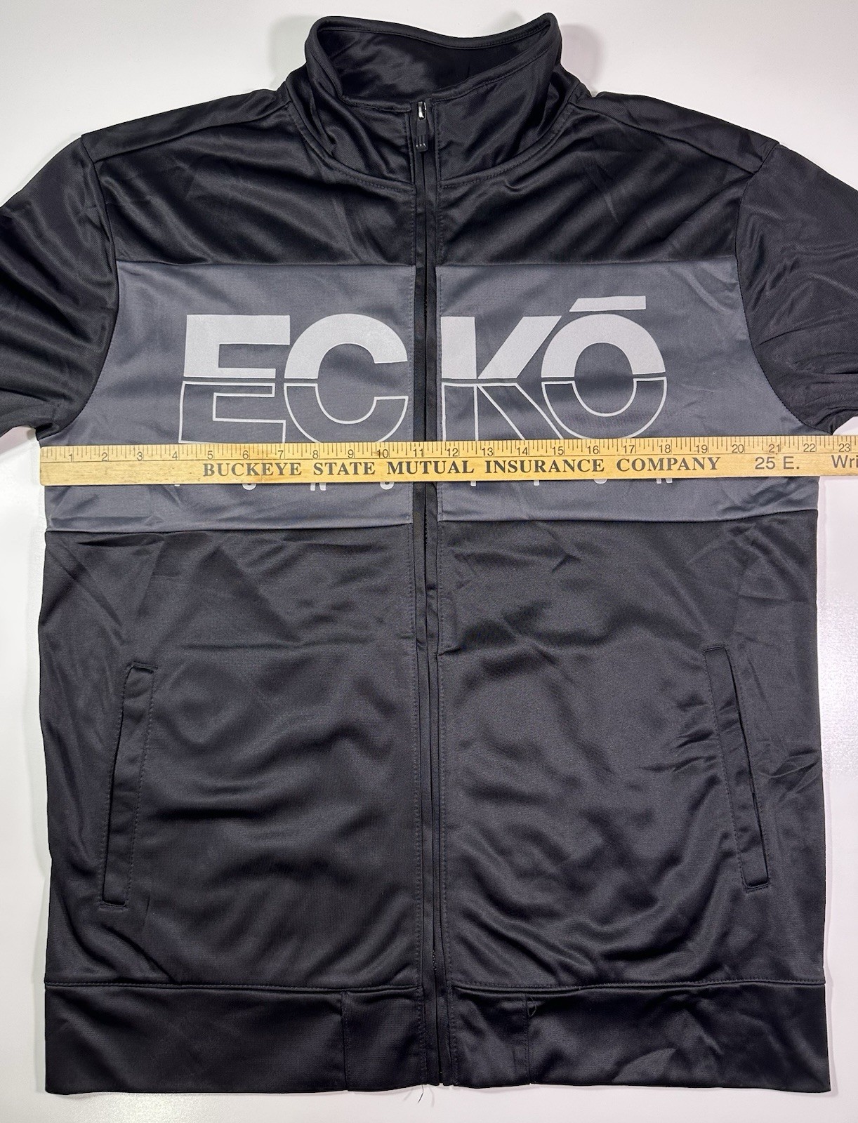Ecko Function Full Zip Track Jacket Mens M Black … - image 12