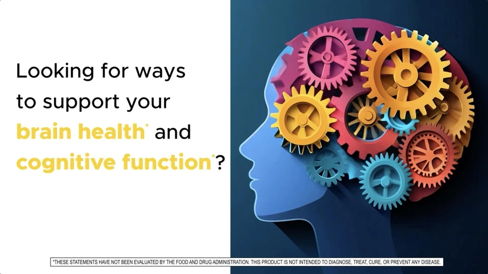 Spring Valley 4-Function Brain Support Dietary Supplement, 60 Count - Image 2 of 4