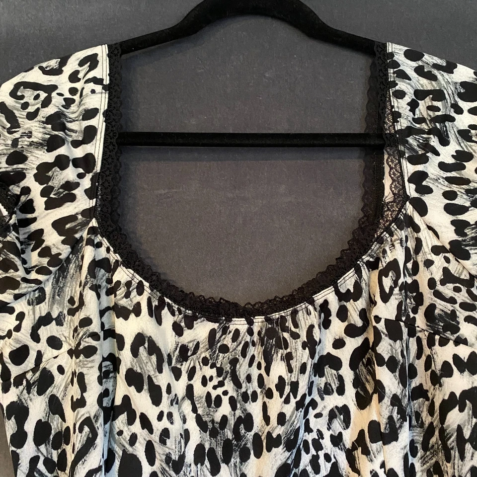 Vestido Switchblade Stiletto XXL Estampado Leopardo Rockabilly Bodycon Foto 2 de 4