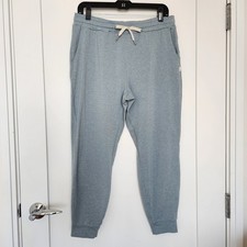 Vuori Women's Performance Joggers - Light Blue Sea Glass Hthr - Medium - VW303
