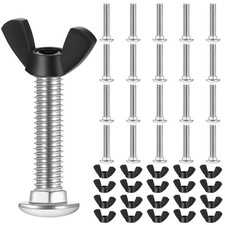 20 Set M6 Pet Carrier Fasteners Set Dog Kennel Replacement Screws and Bolts B...