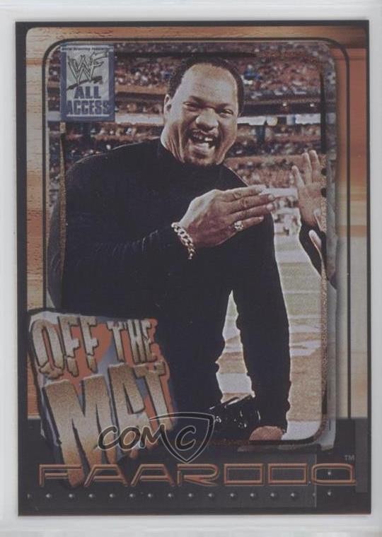 2002 Fleer WWF All Access Off The Mat Faarooq #60 HOF 1q9