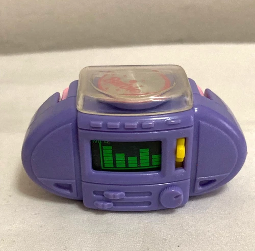 Vintage Barbie Magic Moves Wind Up CD Player Boom Box 1994 - Working See Video!